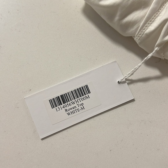 REFORMATION ROWEN TOP (WHITE) - Picture 4 of 5